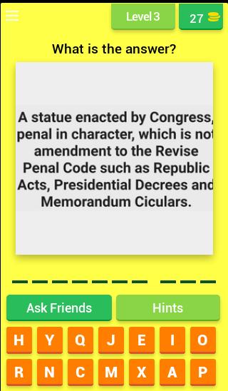 Revuah: Criminology Word Game