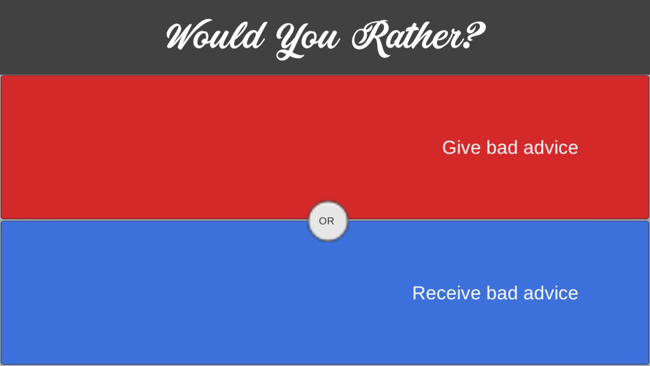 Would You Rather? Only Adult