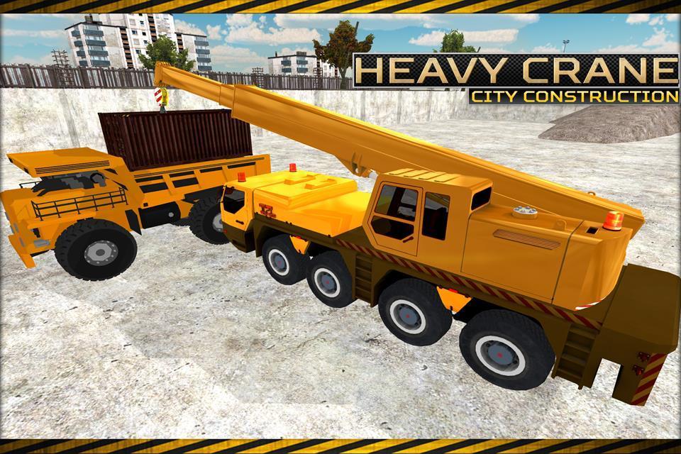 Heavy Crane City Construction