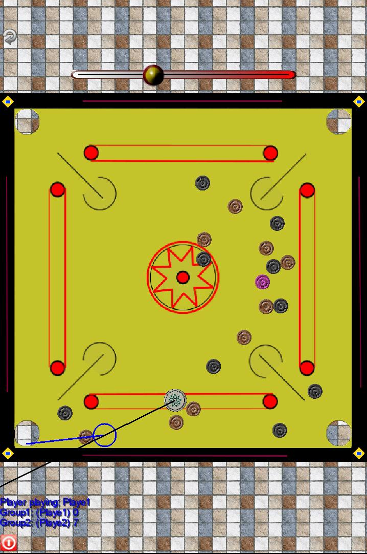 Carromboard game