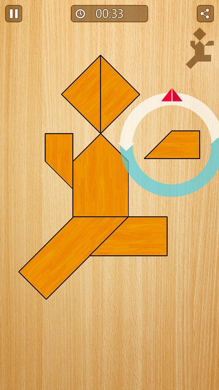 Tangram humanoid