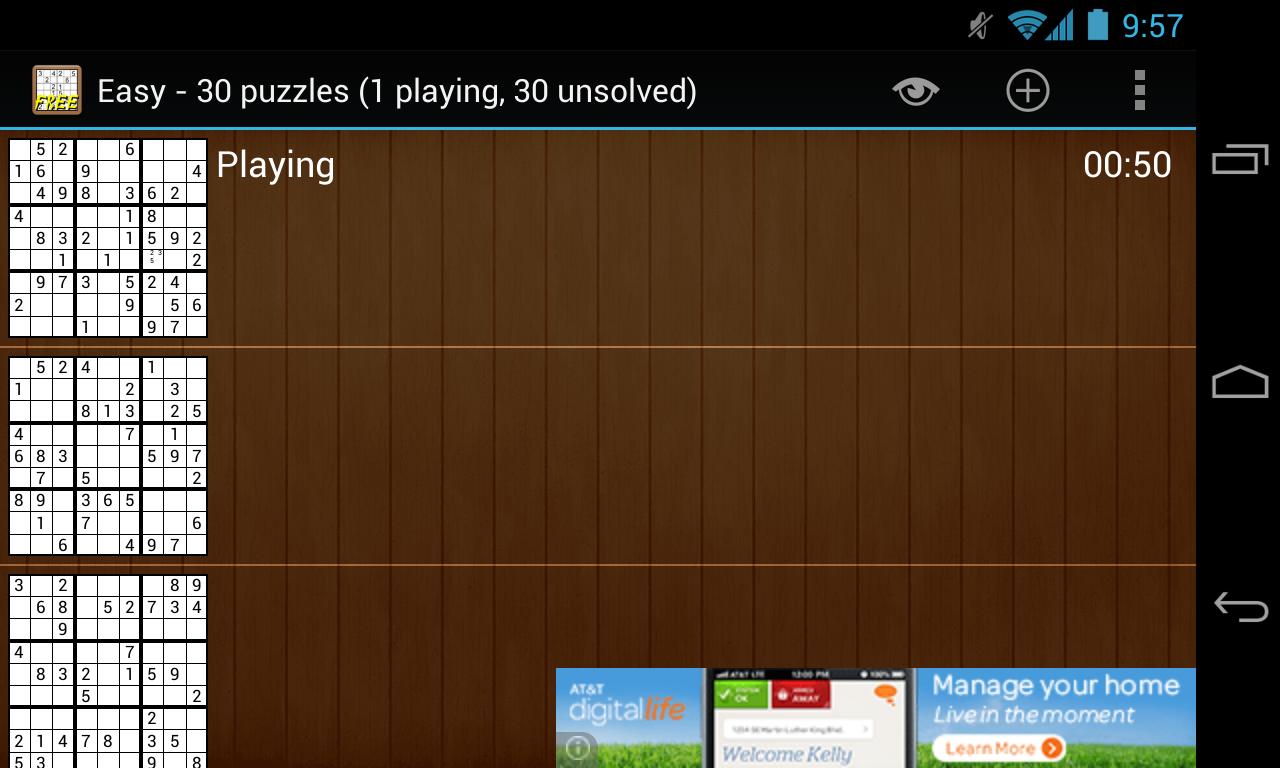 Tablet Sudoku Free